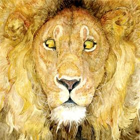 칼데콧 수상작 Lion and the Mouse - 페이퍼북