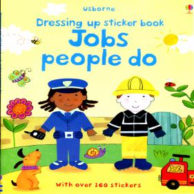 어스본 Dressing up Jobs People Do - 스티커북