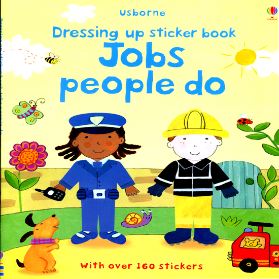 어스본 Dressing up Jobs People Do - 스티커북