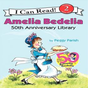 I Can Read Lv2. Amelia Bedelia 50th Anniversary Library 3Books Set