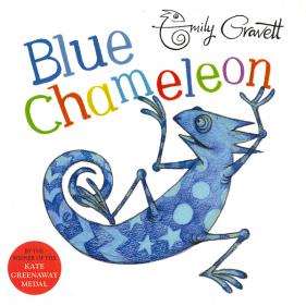 Blue Chameleon - Emily Gravett - Kate Greenaway 수상작 페이퍼북