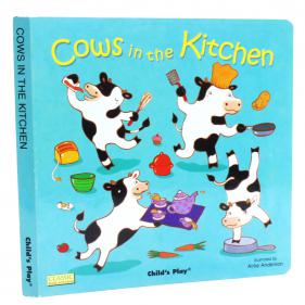 cows in the kitchen
