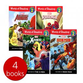 world of reading HEROS 4books level 2 - 페이퍼북