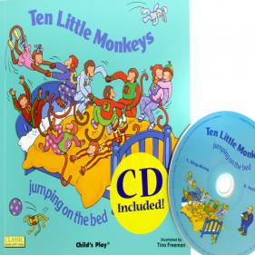 Ten little monkeys Jumping on the bed (B+CD)