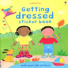 어스본 Getting Dressed - 스티커북