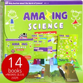 Amazing Science Collection - 페이퍼북 14권,설명서,액티비티 포스터,스티커