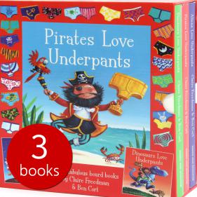 [솔드아웃] The Underpants Board Book(3books)-보드북