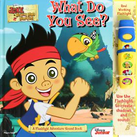 Disney Jake and the Neverland Pirates: What do You See?: Flashlight Adventure Sound Book