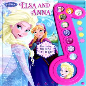 Frozen Play-a-Song Elsa and Anna - 뮤직플레이어 보드북