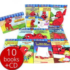 Scholastic Clifford : Big Red Adventure 10books (B+CD) box Set