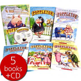Scholastic Poppleton Small Town 5books (B+CD) box set