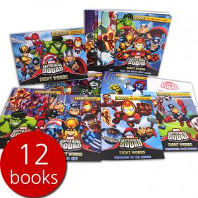 Scholastic MARVEL Super Hero Squad : Sight Words 12books box set