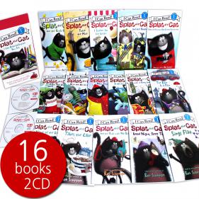  I Can Read Splat The Cat Collection Box Set (16Books+2CD)