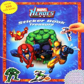Marvel Heroes Sticker Book Treasury - 페이퍼북