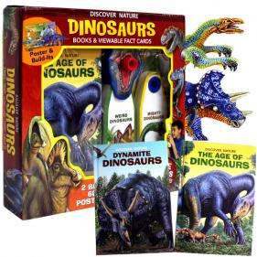 Discover Nature Dinosaurs Books & Viewable Fact Cards
