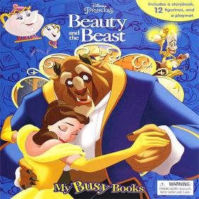 Disney Beauty and the Beast My Busy Book - 디즈니 미녀와야수 비지북
