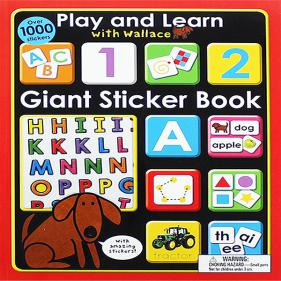 Play and Learn with Wallace: Giant Sticker Book