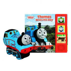 Thomas Saves the Day: Play a Sound Book - 토마스와 친구들 사운드북+인형 세트