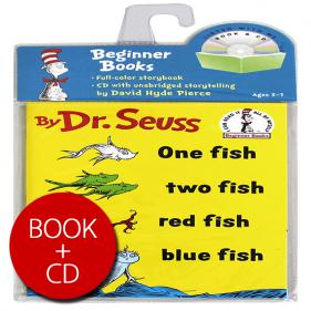 Dr. Seusss One fish Two fish Red fish Blue fish Book & CD - 닥터수스 페이퍼북