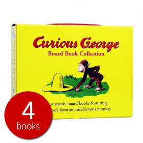Curious George Board Book Collection - 보드북 4권 세트