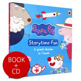 Peppa Pig Storytime Fun (6 Stories in 1 CD) - 페파피그 하드커버북