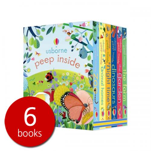 어스본 Usborne Peep Inside Collection 6 Books Set - 플랩보드북