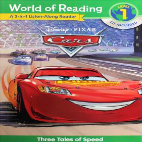World of Reading Cars 3 in 1 Listen-Along Reader Level1 with CD - 카 리더스
