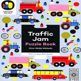 Traffic Jam Puzzle Book With A 6 piece floor puzzle - 퍼즐북