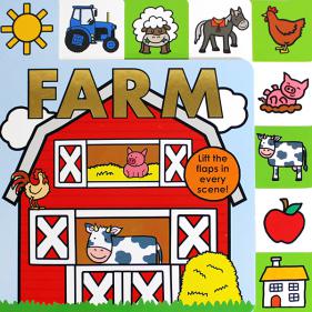 Priddy Books Lift the Flap Tab Farm (Lift the Flap Tab Books) - 플랩북