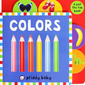 B급)Priddy Books Pull the Tab Colors - 플랩보드북