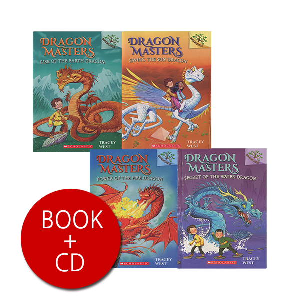 스콜라스틱 Dragon Masters(B+CD) - 챕터북 4권 세트