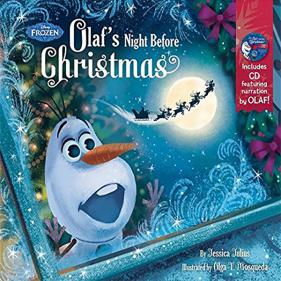 Frozen Olafs Night Before Christmas Book and CD - 하드커버북