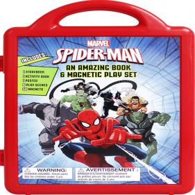 Spider Man A Storybook Book and Magnetic Play Set - 스파이더맨 자석 플레이 세트