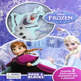 Disney Frozen Book and Blocks - 겨울왕국 블럭북