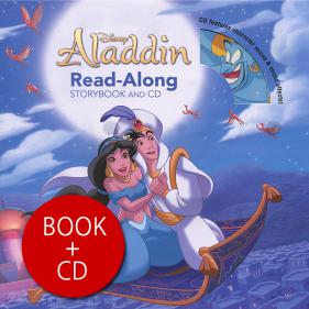 Disney Aladdin Read-Along Storybook and CD - 페이퍼북
