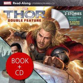 Marvel Thor Double Feature Read-Along Storybook and CD - 페이퍼북