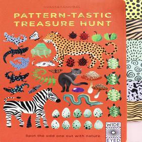Pattern-Tastic Treasure Hunt Spot the Odd One Out with Nature - 보드북