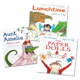 레베카 콥 The Paper Dolls, Lunchtime, Aunt Amelia 3 boos- 페이퍼북