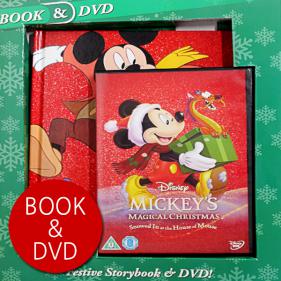 Disney Mickeys Magical Christmas Book & DVD - 스토리북+DVD