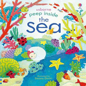 어스본 Peep Inside The Sea - 보드북