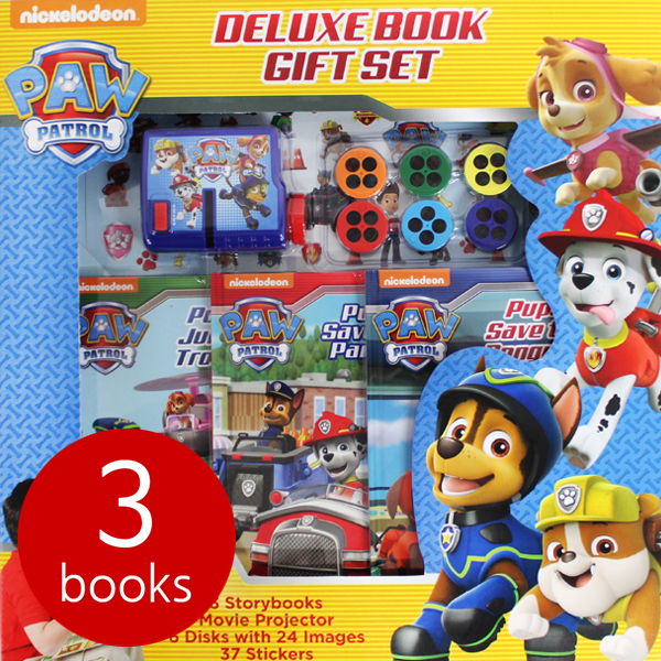 Paw Patrol Deluxe Book Gift Set - 파우패트롤 디럭스 기프트 무비씨어터