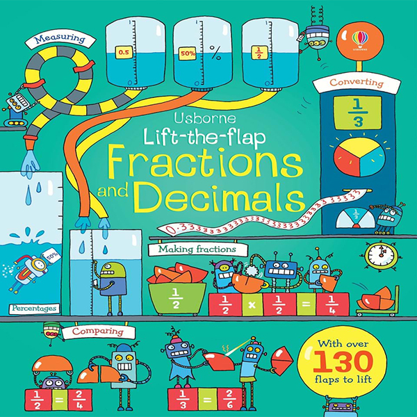 [솔드아웃] Lift-the-Flap Fractions and Decimals - 보드북