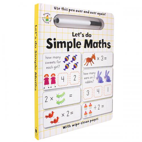 Lets do Smple Maths With Wipe Clean pages - 하드커버북