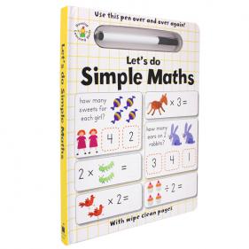Lets do Smple Maths With Wipe Clean pages - 하드커버북