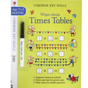 Usborne Wipe-clean Times Tables - 페이퍼북