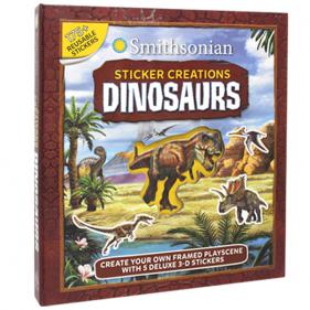 Smithsonian Sticker Creations Dinosaurs - 페이퍼북