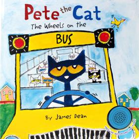 Pete the Cat Sing Along Wheels on the Bus - 보드북