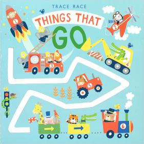 Trace Race: Things That Go-보드북