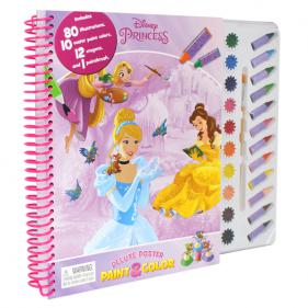 Disney Princess Deluxe Poster Paint and Crayon - 페이퍼북