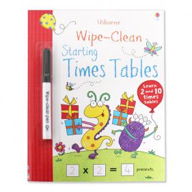 Usborne Wipe-Clean Starting Time Tables - 페이퍼북